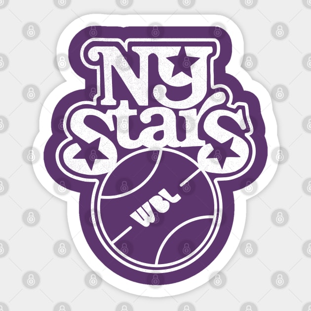 Defunct New York Stars WBL Basketball Champs 1979 Sticker by LocalZonly